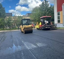 Асфальтирование территории завода Калуга