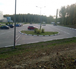 Разметка парковки дворца спорта "Олимп"