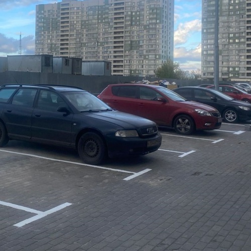 Нанесение разметки на парковке Москва 2022
